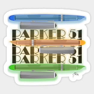 Parker 51 Sticker